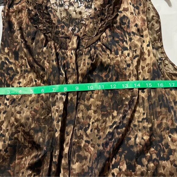 Elie Tahari Sleeveless Silk Blouse, Large - Picture 8 of 13